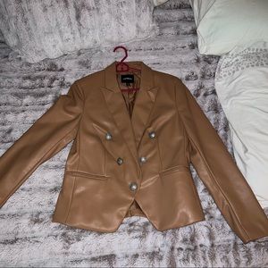 EXPRESS Pleather Coat. Never Worn - BEST OFFER